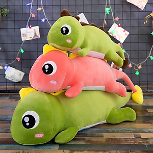 Gấu Bông Khủng Long Mắt Lồi Đuôi Tim Dễ Thương Siêu Cưng (55cm--->160cm) Gối Ôm Khủng Long Đuôi Tim Siêu Mềm Mịn, Êm Ái Hàng Cao Cấp