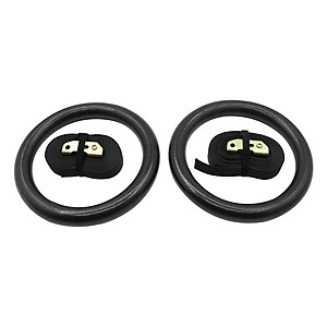 Vòng Treo Gymnastic Rings Hỗ Trợ Tập Dip Với Xà Đơn, GYM Ring Ngoài Trời (1 Đôi)