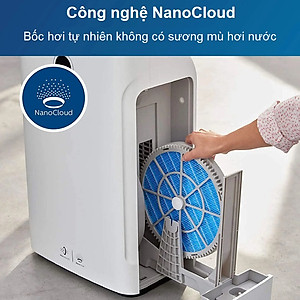Máy lọc không khí 2 trong 1 kèm chức năng tạo độ ẩm Philips Series 3000 AC2726/00 - Hàng Nhập Khẩu