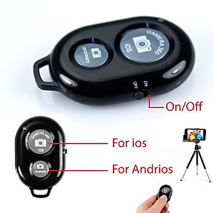 Remote bluetooth chụp hình tự sướng, điều khiển từ xa cho điện thoại - Hàng chính hãng ( Giao màu ngẫu nhiên )