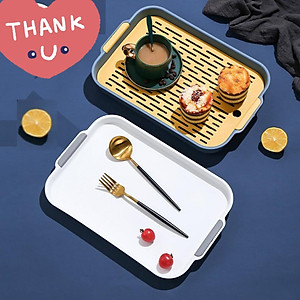 Giá Úp Cốc Nhựa Khay Nhựa Úp Ly Cốc Chén Cao Cấp ECCO, Có Rãnh Nước Tiện Dụng- Kích Thước 37x24cm Giao Màu Ngẫu Nhiên