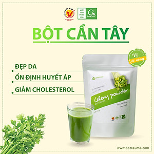 Bột Cần Tây Sấy Lạnh Nguyên Chất Quảng Thanh Túi 50gr  - Hỗ trợ giảm cân, giảm mỡ bụng, giảm mụn, giảm gút