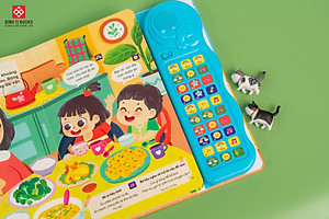 Sách - Sách âm thanh - Bé học nói Phiên bản đặc biệt với 30 nút bấm cho bé 0 - 6 tuổi - Đinh Tị Books