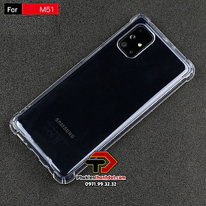 Ốp lưng dẻo trong chống sốc dành cho SamSung Galaxy M51 - Hàng nhập khẩu