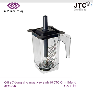 Cối Xay Sinh Tố Công Nghiệp Jtc Omniblend (Cối + Nắp + Lưỡi Dao + Que Khuấy) - Hàng Nhập Khẩu