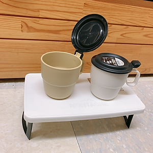 Cốc súp có nắp đậy 300ML cao cấp màu Vàng nhạt Nội địa NHẬT BẢN