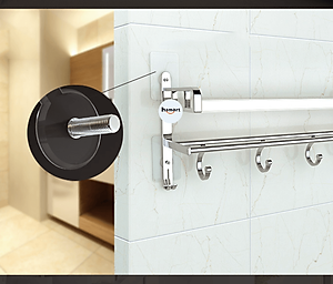 Móc Dán Tường Có Đinh Ốc Vít Miếng Dán Tường Đóng Đinh Tiện Lợi Ko Khoan Đục Tường