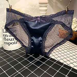 COMBO 5 QUẦN LÓT NỮ PHI LỤA PHỐI REN 838