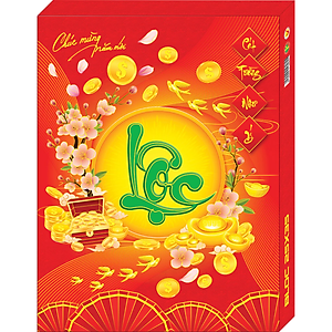Lịch Tết 2026 - Lịch Bloc Cực Đại 25X35Cm