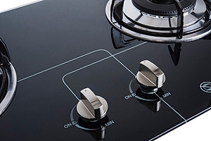 Bếp Gas Âm Đôi Mặt Kính Sunhouse - MMB6632 - Hàng chính hãng