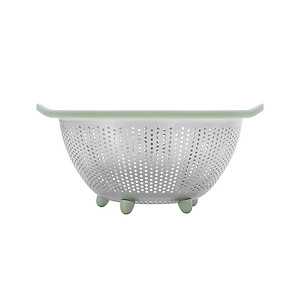 Rổ Inox Cao Cấp Elmich EL-1110 EL-1112 23cm 29cm, Hàng Chính Hãng, Có Chân Đỡ Ráo Nước - JoyMall