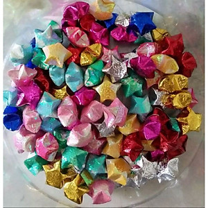 Combo 10 xấp 500 tờ giấy xếp ngôi sao dạ quang đẹp giá rẻ  ✓ giấy xếp ngôi sao ✓ giấy gấp ngôi sao  ✓ giấy xếp origami