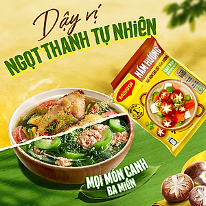 Hạt nêm cao cấp MAGGI vị Nấm Hương gói 450g