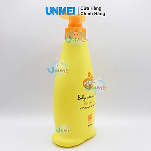 Bộ 2 Chai Sữa Tắm Gội Wesser 2in1 Hương Phấn (500ml x 2) - Cam