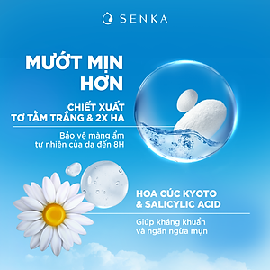 Sữa rửa mặt hỗ trợ trị mụn Senka Perfect Whip Acne Care 100g