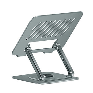 Giá đỡ máy tính bảng và điện thoại hợp kim nhôm để bàn xoay 360 A181 - Hàng chính hãng