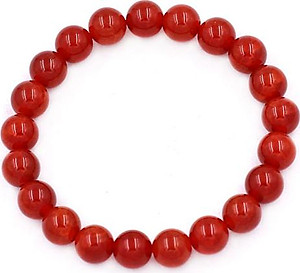 Chuỗi đeo tay Đá Vân Rồng Đỏ size 8 ly 21 hạt - hợp mệnh Hỏa, mệnh Thổ