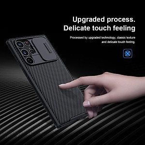 Ốp lưng chống sốc cho Samsung Galaxy S26 Ultra , S25 Ultra , S24 Ultra Camshield Pro nắp đậy bảo vệ Camera - Hàng nhập khẩu