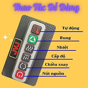 Gối Massage Cổ Vai Gáy Cao Cấp Thế Hệ Mới, Máy Massage Hồng Ngoại 20 bi Đa Chức Năng, Giảm Nhức Mỏi Toàn Thân Hiệu Quả