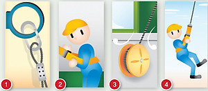 Dây Thoát Hiểm Cá Nhân Nikawa KDD-9F (27m) - Tặng Giá Treo Móc Nikawa HY-01