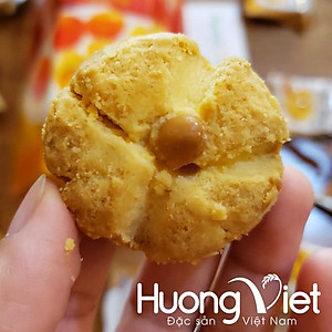 Đặc Sản Sóc Trăng - Bánh Hạnh Nhân Trứng Muối 300G, Bánh Hạnh Nhân Tân Huê Viên Sóc Trăng, Bánh Bột Đậu Trứng Muối, Bánh Kẹo Ăn Vặt