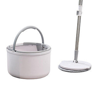 Bộ Cây Lau Nhà Thông Minh K8 Xoay 360 Độ, Siêu Nhanh - Chổi Lau Nhà Tách Nước, Cán Inox Chắc Chắn, Tiện Lợi, Sạch Gọn - Hàng Loại 1 - Chính Hãng MINIIN