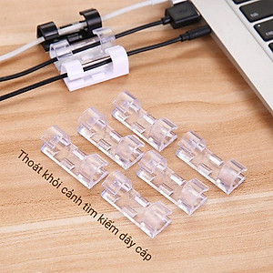 COMBO 2 BỘ Nẹp Dây Điện Miếng Dán Tường Siêu Dính , Kẹp Đi Dây Điện Kẹp Cố Định Và Giữ Luồn Dây Điện Siêu Sốc an toàn tiện lợi dễ lắp đặt Dây Mạng