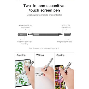 Bút cảm ứng 2 trong 1 đa năng cho / iPad Android/ Điện Thoại/ Máy Tính Bảng/ Ipad Bút 2 Trong 1 Công Dụng Cảm Ứng Và Di Chuyển Trên Mọi Bề Mạt Điện Thoại Hàng Nhập Khẩu - Giao Màu Ngẫu Nhiên