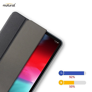 Bao da dành cho iPad Pro 11 2021 M1 chính hãng Mutural chống sốc - Hàng nhập khẩu ( Tặng kèm kính cường lực Nillkin )