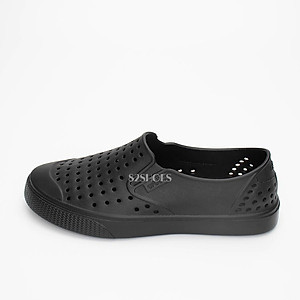 Giày nhựa lỗ nam nữ đi mưa đi biển Urban - Chất liệu Eva siêu nhẹ, chống nước, giá tốt - Đen