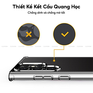 Ốp lưng chống sốc trong suốt cho Samsung Galaxy S22 Ultra hiệu Likgus Crashproof giúp chống chịu mọi va đập - hàng nhập khẩu