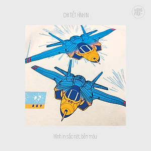 Bộ Quần Áo Bé Trai Bigfox, Bộ Cộc Tay Trẻ Em Mùa Hè Chất Cotton Mát In Hình Máy Bay