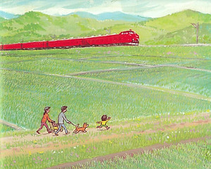 Ehon - Thực Phẩm Tâm Hồn Cho Bé - Tàu Điệntới Rồi (Tái Bản 2021)