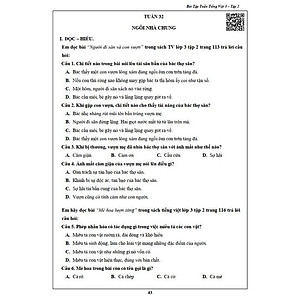 Sách - Combo Bài Tập Tuần Lớp 3 Cả Năm - Toán và Tiếng Việt (4 cuốn)