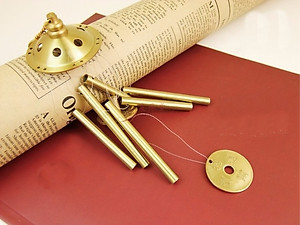 Chuông gió đồng phong thủy 6 thanh