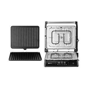 Vỉ nướng điện gấp gọn Elmich EGE-8579 - Hàng Chính Hãng