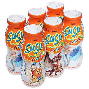 Sữa chua uống hương cam Vinamilk Susu - Thùng 48 chai 80ml