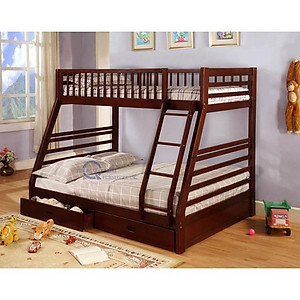 Giường Tầng Victoria Gỗ Tự Nhiên- Nâu