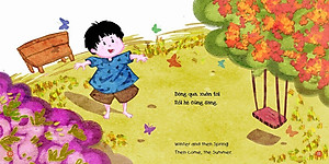 Sách Bộ Kỹ Năng Trong Sinh Hoạt I - Ông Trời Lúc Nắng Lúc Mưa - Sunny And Rainy (Song Ngữ Việt - Anh)