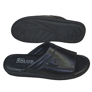 Dép Nam Quai Ngang HÀ NAM Da Bò Thật Cao Cấp DNA2124