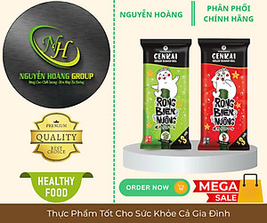 GENKAI - Rong Biển Nướng Cuộn Vị Tự Nhiên 10.8g( 3.6g × 3 Cuộn)