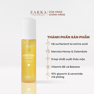 Bộ Đôi Zakka Naturals Sữa Dưỡng Cúc 150ml và SRM Cúc 185g Làm Sạch Và Cấp Ẩm Dịu Nhẹ Cho Da Nhạy Cảm