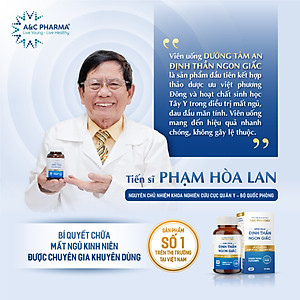 A&C Pharma Viên Uống Ngủ Ngon Dưỡng Tâm An Định Thần Ngon Giấc 150g