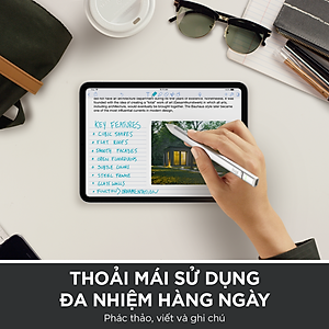 Bút cảm ứng Logitech Crayon dành cho iPad - Công nghệ kỹ thuật số như Apple Pencil, không độ trễ, sạc nhanh USB C - Hàng chính hãng