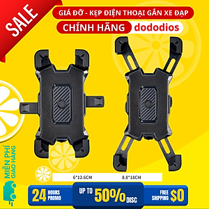 (CHỌN LOẠI) Giá Đỡ - Kẹp Điện Thoại Gắn Xe Đạp Và Xe Máy Vô Cùng Chắc Chắn - Hàng chính hãng dododios