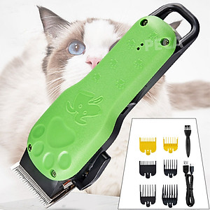 Tông đơ cắt tỉa lông thú cưng Kemei KM-CW10 công suất mạnh 5W sạc nhanh USB chuyên nghiệp phù hợp cắt lông chó, mèo