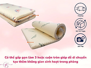 Nệm Cao Su Non Massage America Dày 3cm Kích Thước 80cm/1m/1m2/1m4/1m6/1m8 Tặng Kèm Áo Bảo Vệ Nệm