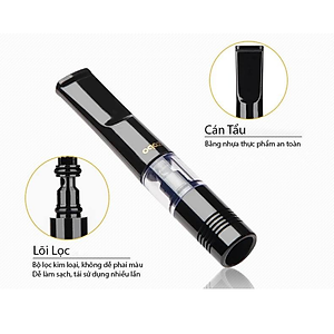 Đầu Lọc Thuốc Hộp 1 Chiếc ZB-865, Sử Dụng Đa Năng FULLSIZE Dùng Được Đầu Lớn & Vừa & Nhỏ , Sử dụng vĩnh viễn, Đầu lọc hút thuốc, đầu lọc hút thuốc lá, đầu lọc khói thuốc