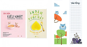 Combo Ăn dặm kiểu Nhật + Ăn dặm không nước mắt ( Bộ 2 cuốn ) + Tặng kèm Bookmark
