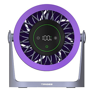 Quạt tích điện để bàn USB Tiross TS3420 - Hàng chính hãng